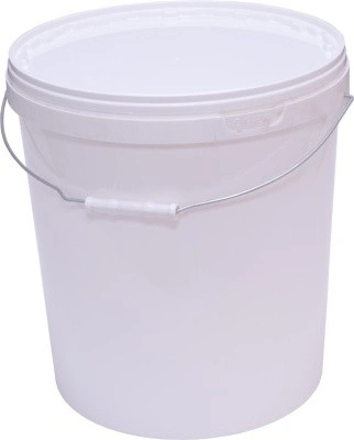 Ведро пластиковое 21,3 литра с крышкой, арт. ВП 21,3м, код: 13956