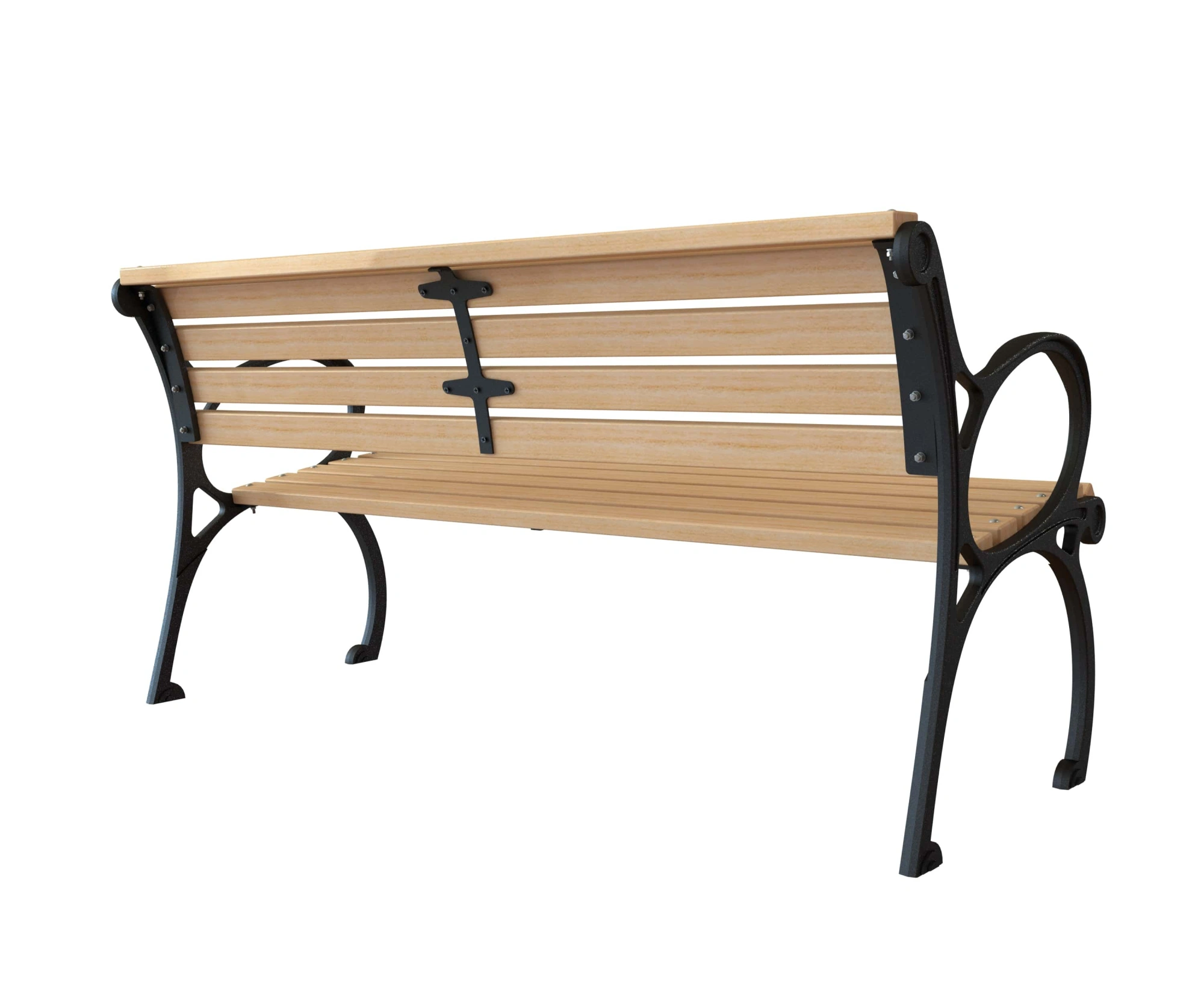 Скамейка чугунная «Квартал» 0,6 м (кресло)