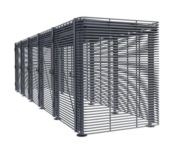 Контейнерная площадка для ТБО «МАФ - 6» без хозблока 2,0 м (на 1 контейнер)