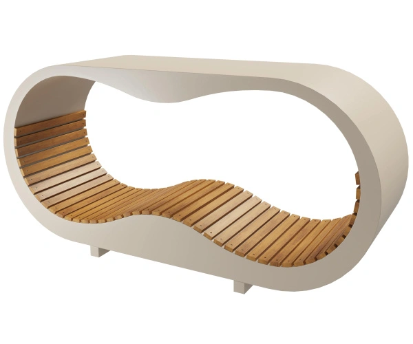 Умная скамейка Эко-портал С солнечной панелью