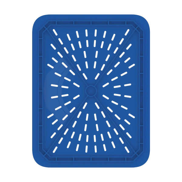 Лоток кондитерский 435x335x110, перфорированный 