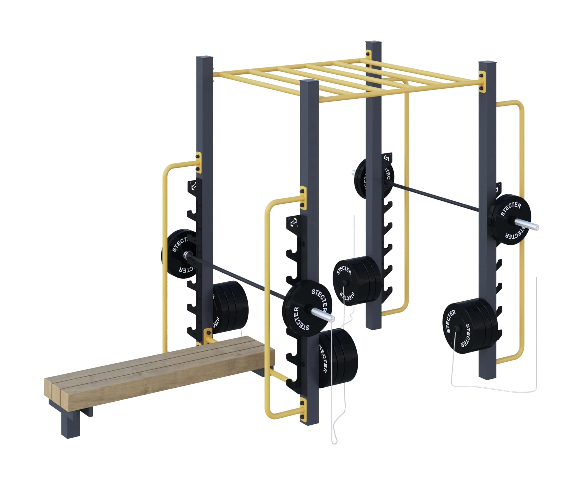 Уличный комплекс для воркаута «Фитнес-5» (4,7 м2)
