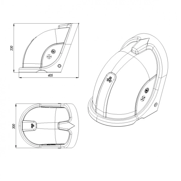 Колпак защитный для фермерского ведра пластиковый