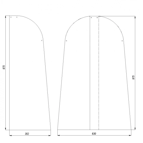 Полог домика для телят ПВХ
