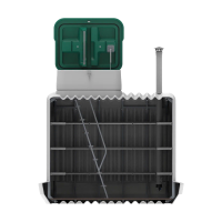 Пластиковый погреб Rostok 8000 стандартная комплектация, отделка из террасной доски