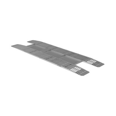 Эстакада металлическая Каскад Комфорт, разборная, 8м, усиленная, грузоподъемность 70т, серая