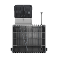 Пластиковый погреб Rostok 8000 максимальная комплектация, отделка из террасной доски