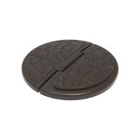 Крышка колодца Rostok складная коричневая