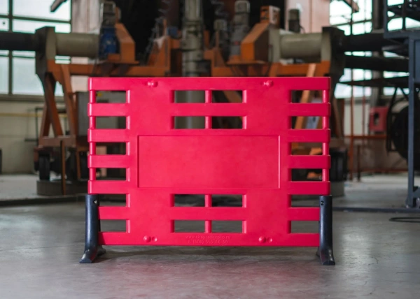 Ограждение барьерное «ARGO» с пластиковыми опорами белый